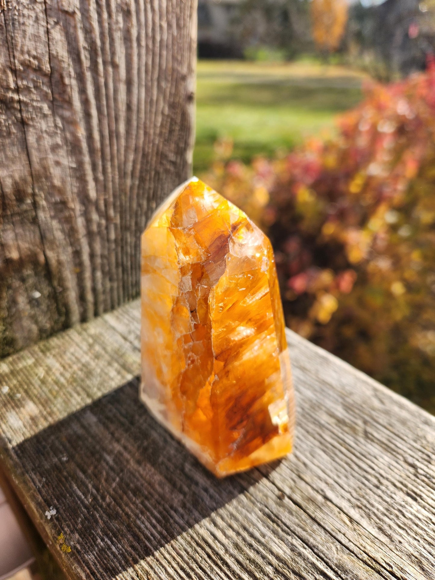 AAA Golden Healer Crystal Tower Point - Brazil Origin