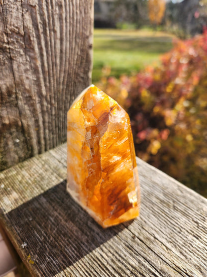 AAA Golden Healer Crystal Tower Point - Brazil Origin