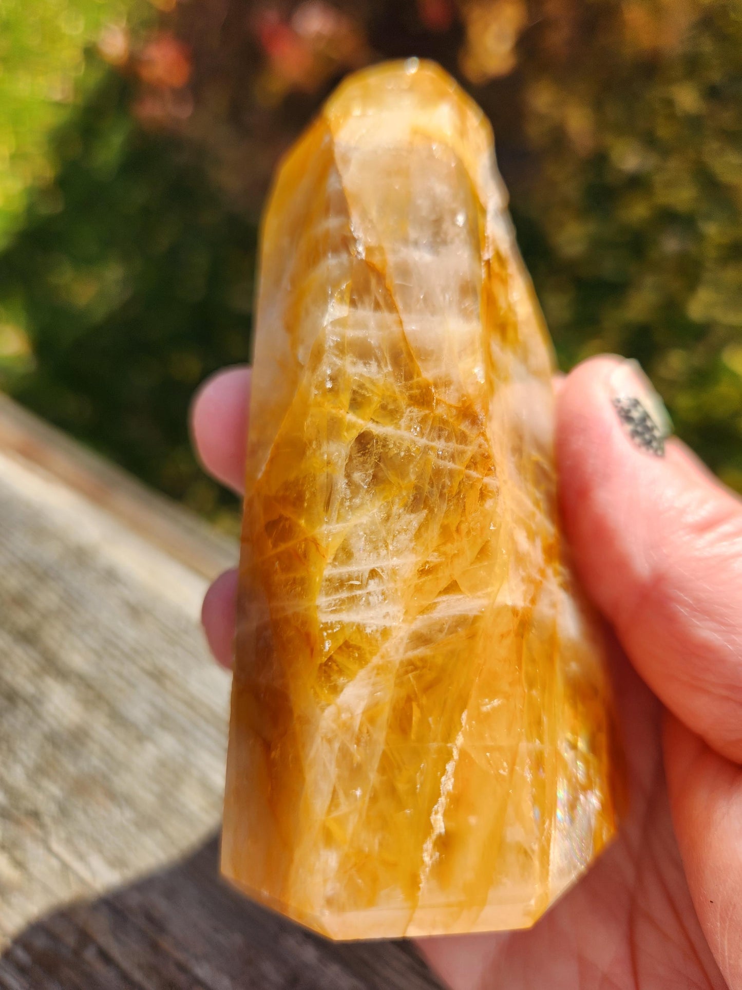 AAA Golden Healer Crystal Tower Point - Brazil Origin