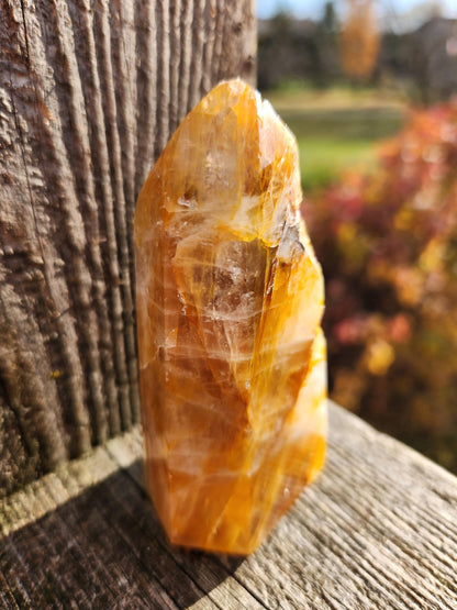 AAA Golden Healer Crystal Tower Point - Brazil Origin