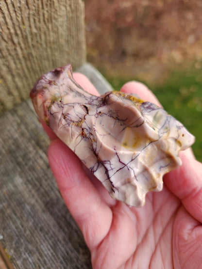 Polished Mookaite Jasper Crystal Dragon Head Small, Dendritic
