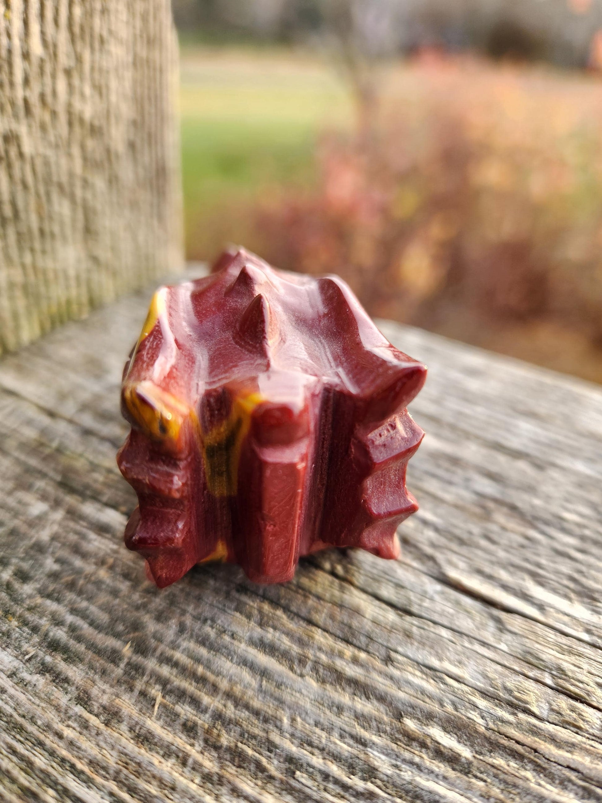 Polished Mookaite Jasper Crystal Dragon Head Small