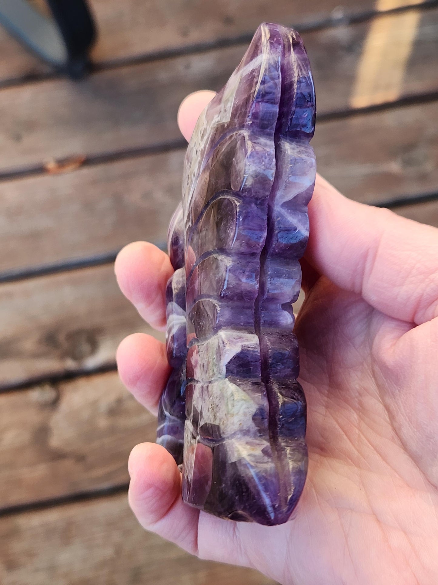 AAA Dream Amethyst Crystal Angel or Fairy - Unique Carved Stone