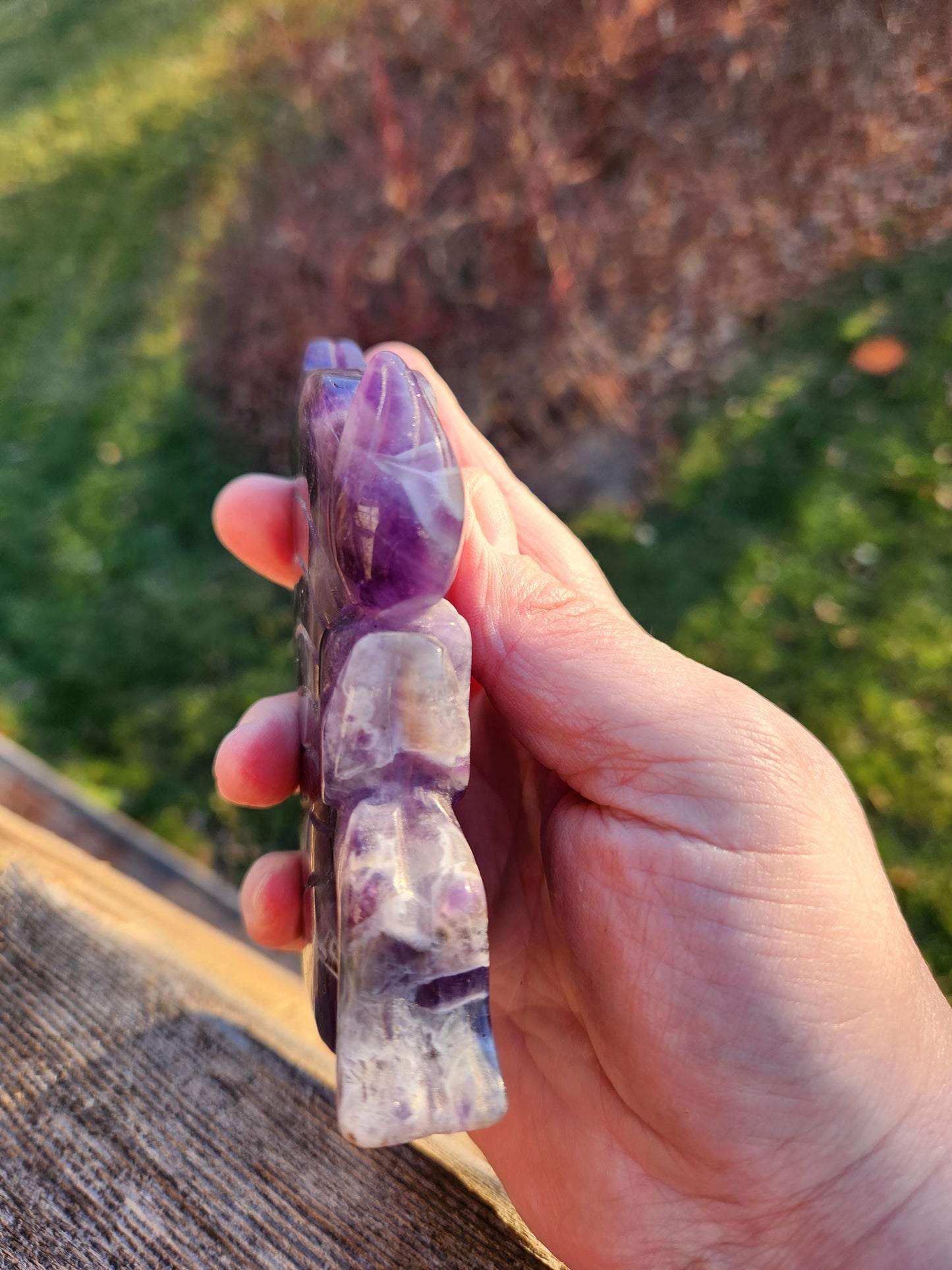 AAA Dream Amethyst Crystal Angel or Fairy - Unique Carved Stone