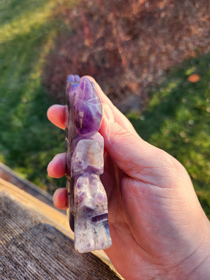 AAA Dream Amethyst Crystal Angel or Fairy - Unique Carved Stone