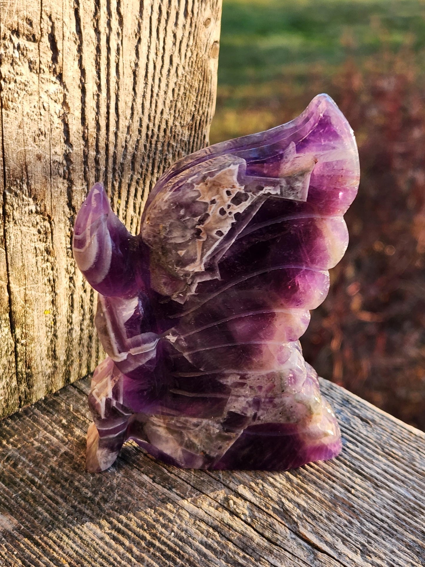 AAA Dream Amethyst Crystal Angel or Fairy - Unique Carved Stone