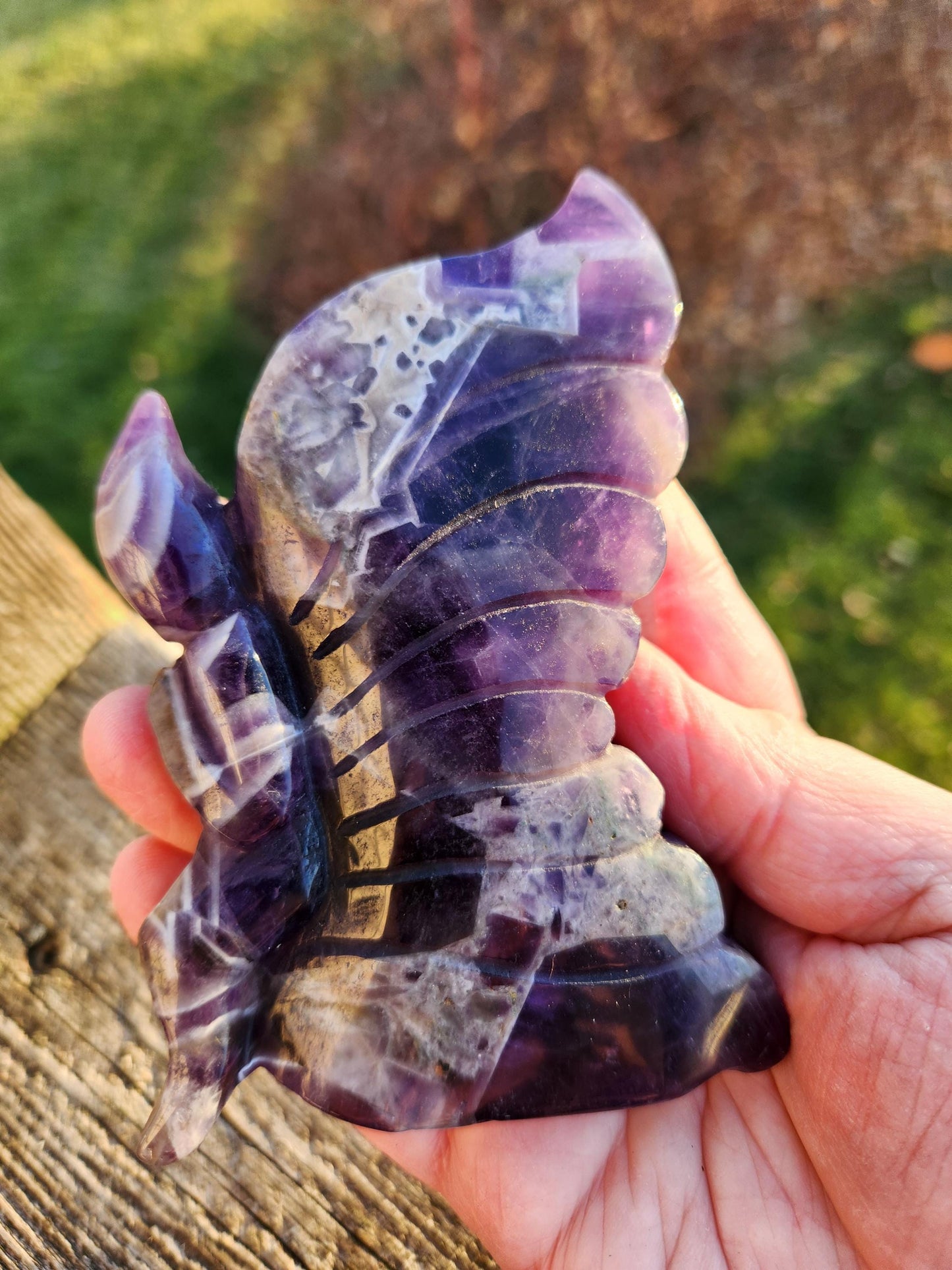 AAA Dream Amethyst Crystal Angel or Fairy - Unique Carved Stone