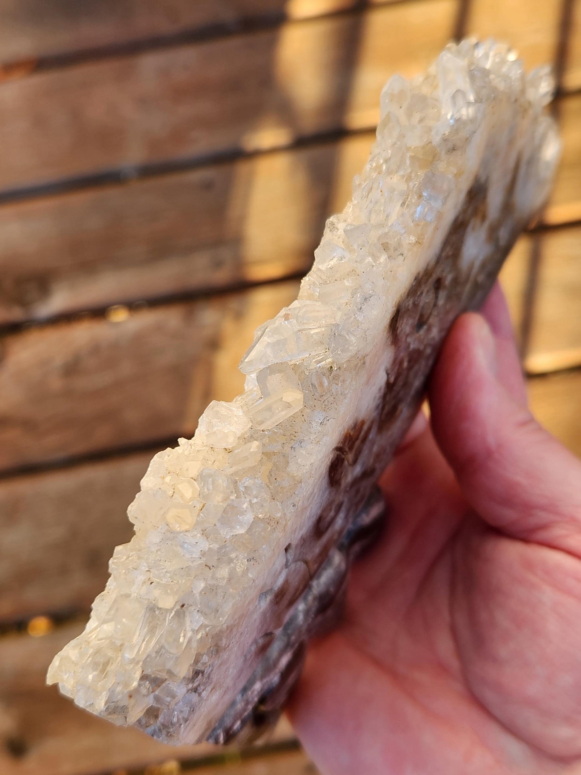 Super Unique Clear Quartz Points 0n Matrix Angel Or Fairy Carving Natural Stone Crystal