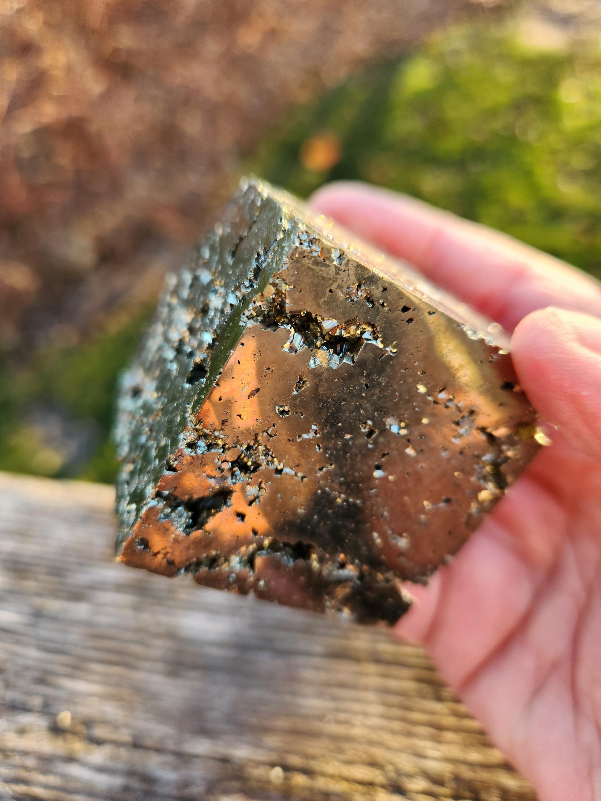 Beautiful Pyrite Cube On Stand From Peru