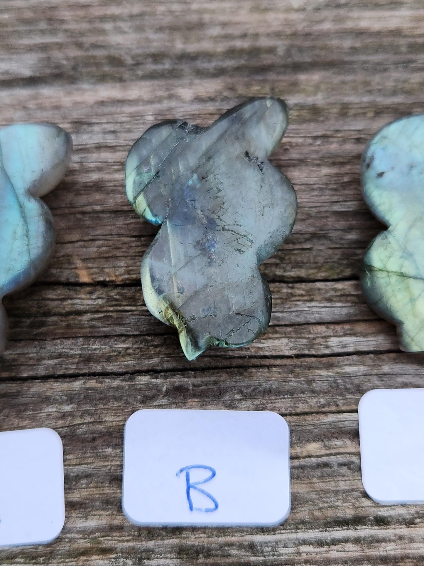 Carved Labradorite Snake: Crystal Carving, One