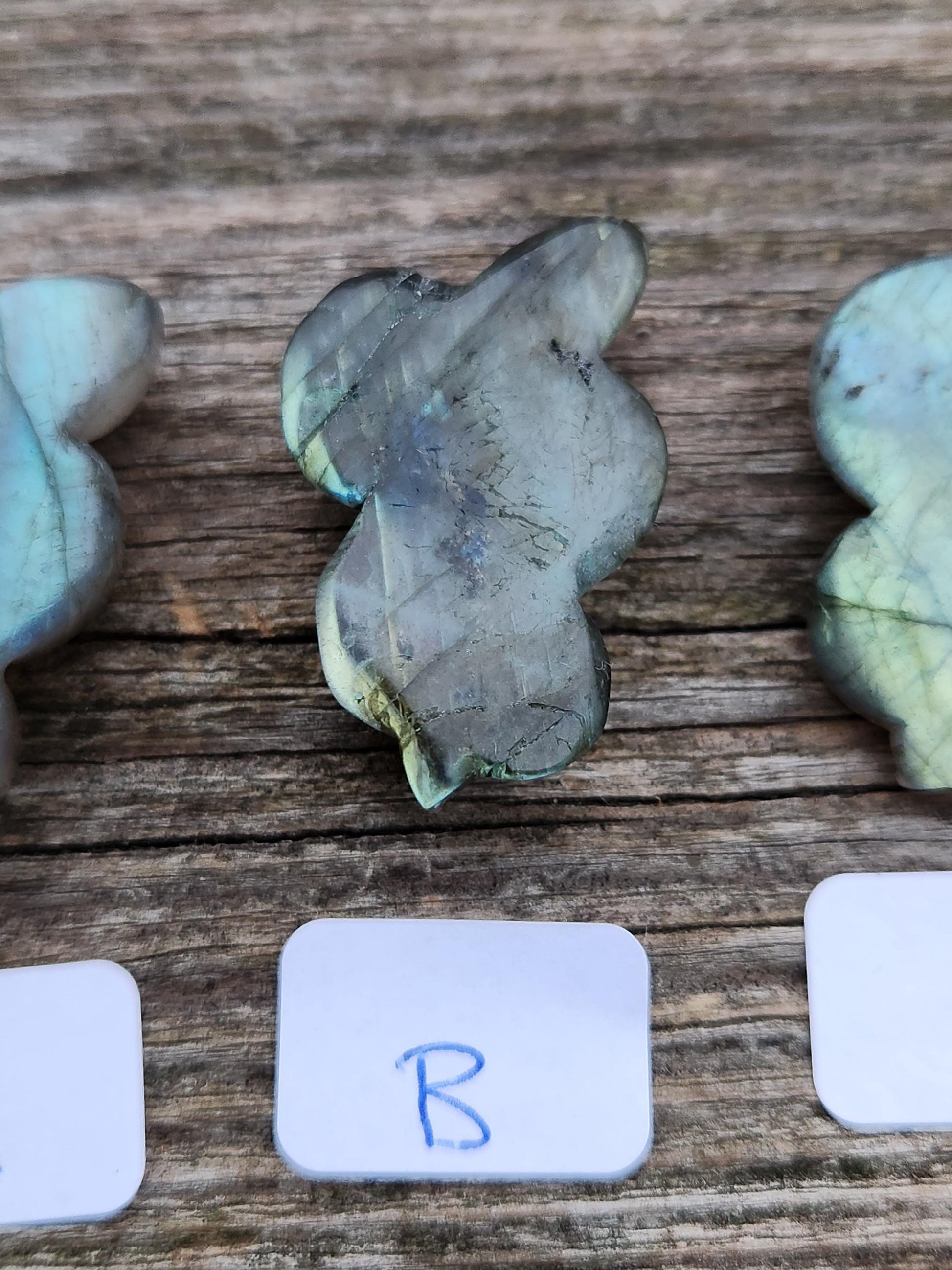 Carved Labradorite Snake: Crystal Carving, One