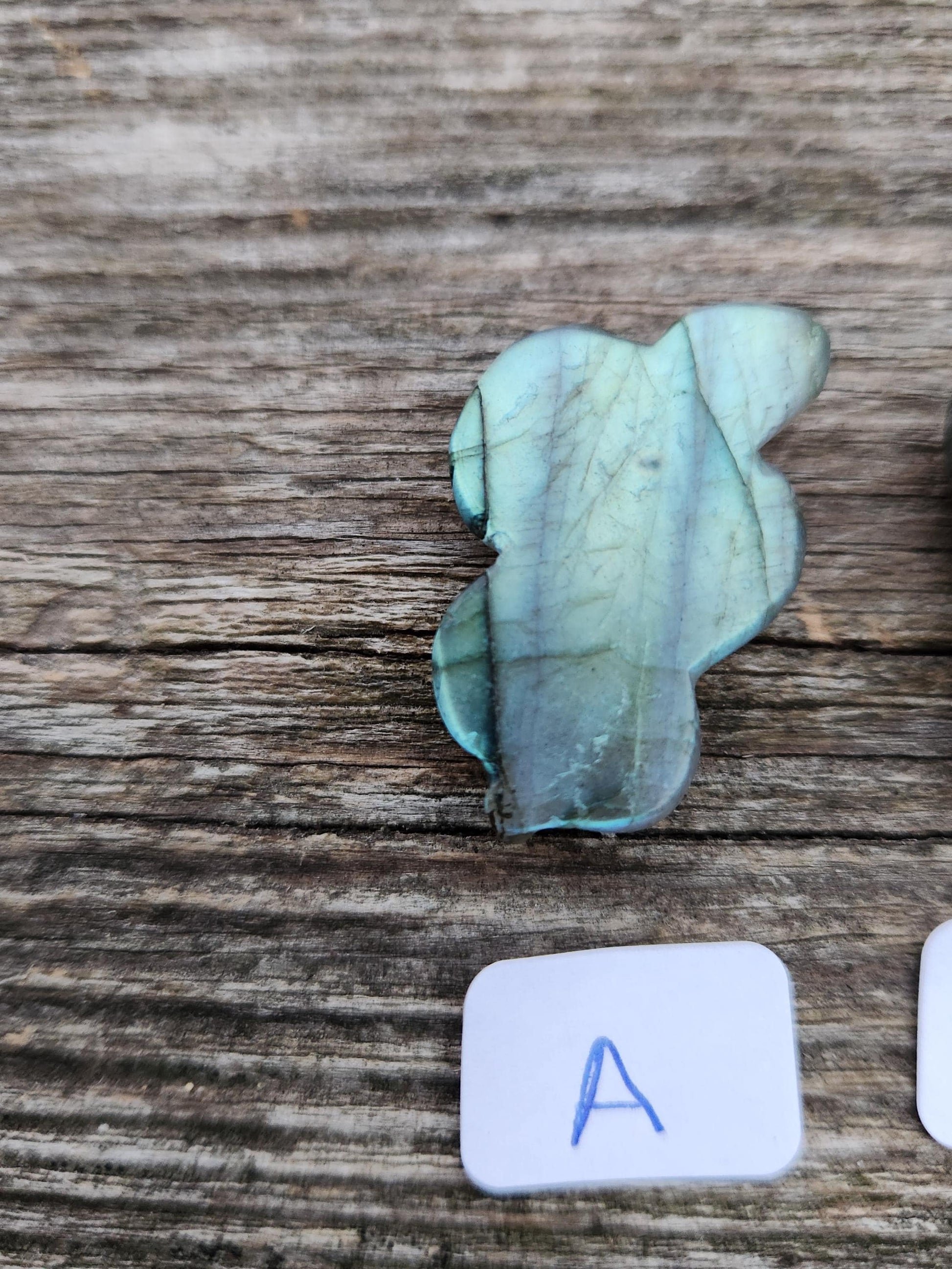Carved Labradorite Snake: Crystal Carving, One