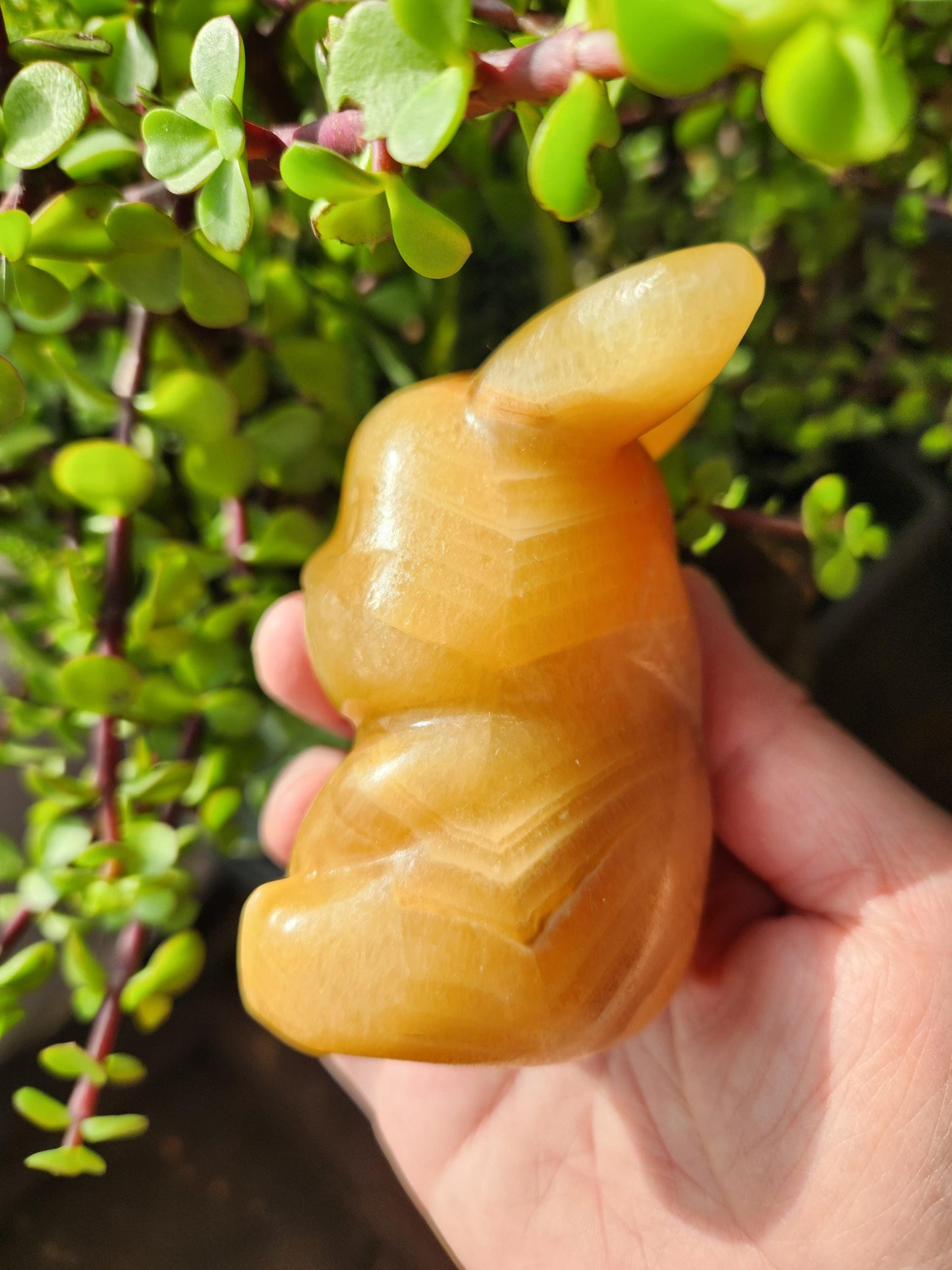 Super Cute BIG Yellow Calcite Pikachu Natural Stone Crystal Pokemon