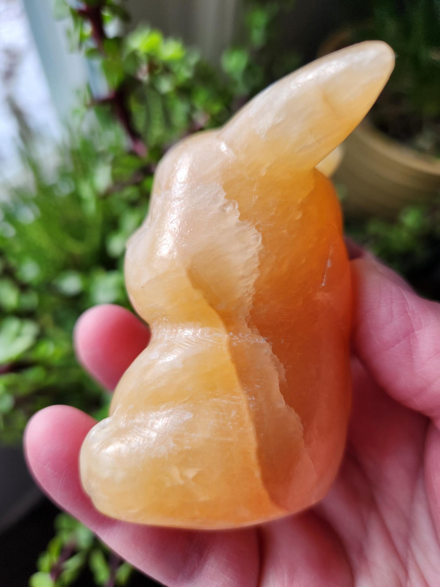 Super Medium Yellow Calcite Pikachu Natural Stone Crystal Pokemon