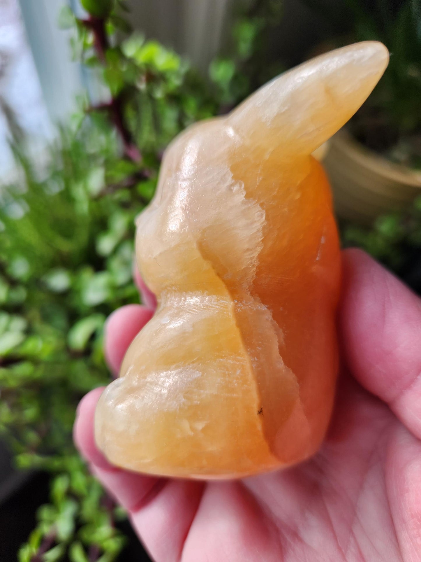 Super Medium Yellow Calcite Pikachu Natural Stone Crystal Pokemon