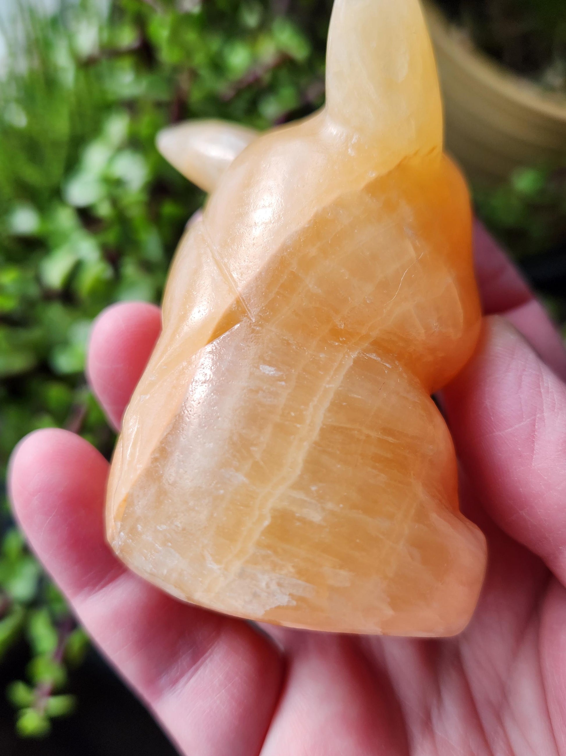 Super Medium Yellow Calcite Pikachu Natural Stone Crystal Pokemon