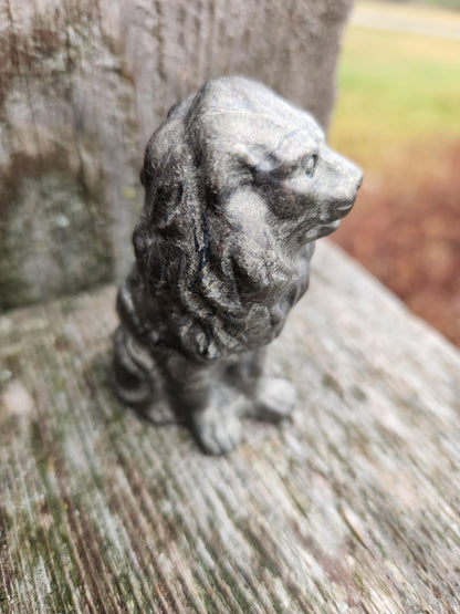 Regal Pyrite Lion Crystal Statue, Leo
