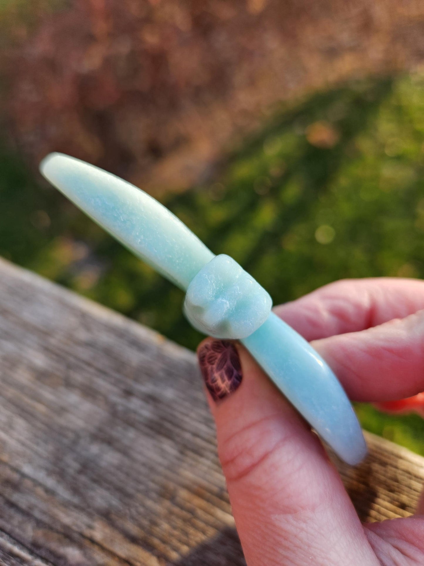 AAA Blue Aragonite Unique Crystal Dragonfly