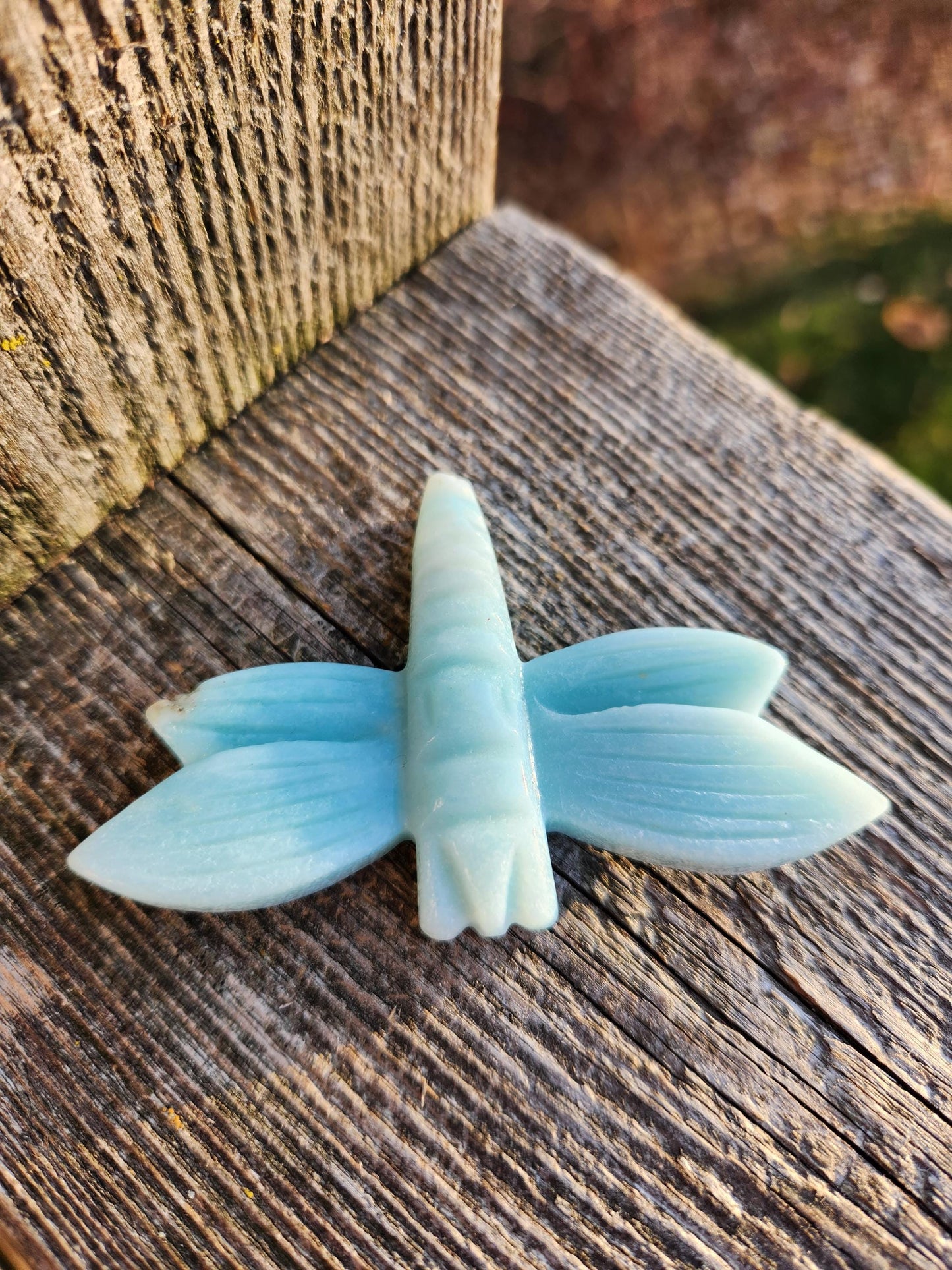 AAA Blue Aragonite Unique Crystal Dragonfly