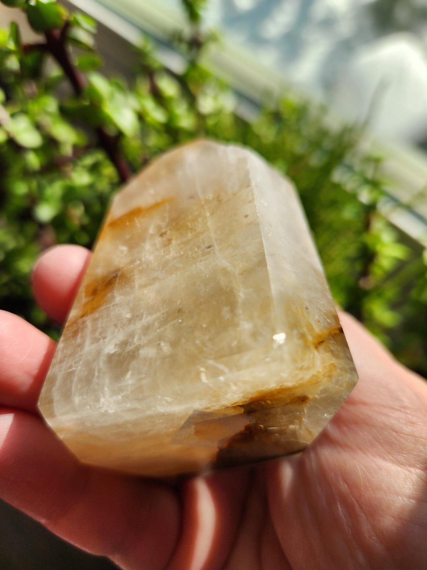 AAA Golden Healer Crystal Tower Point - Brazil Origin