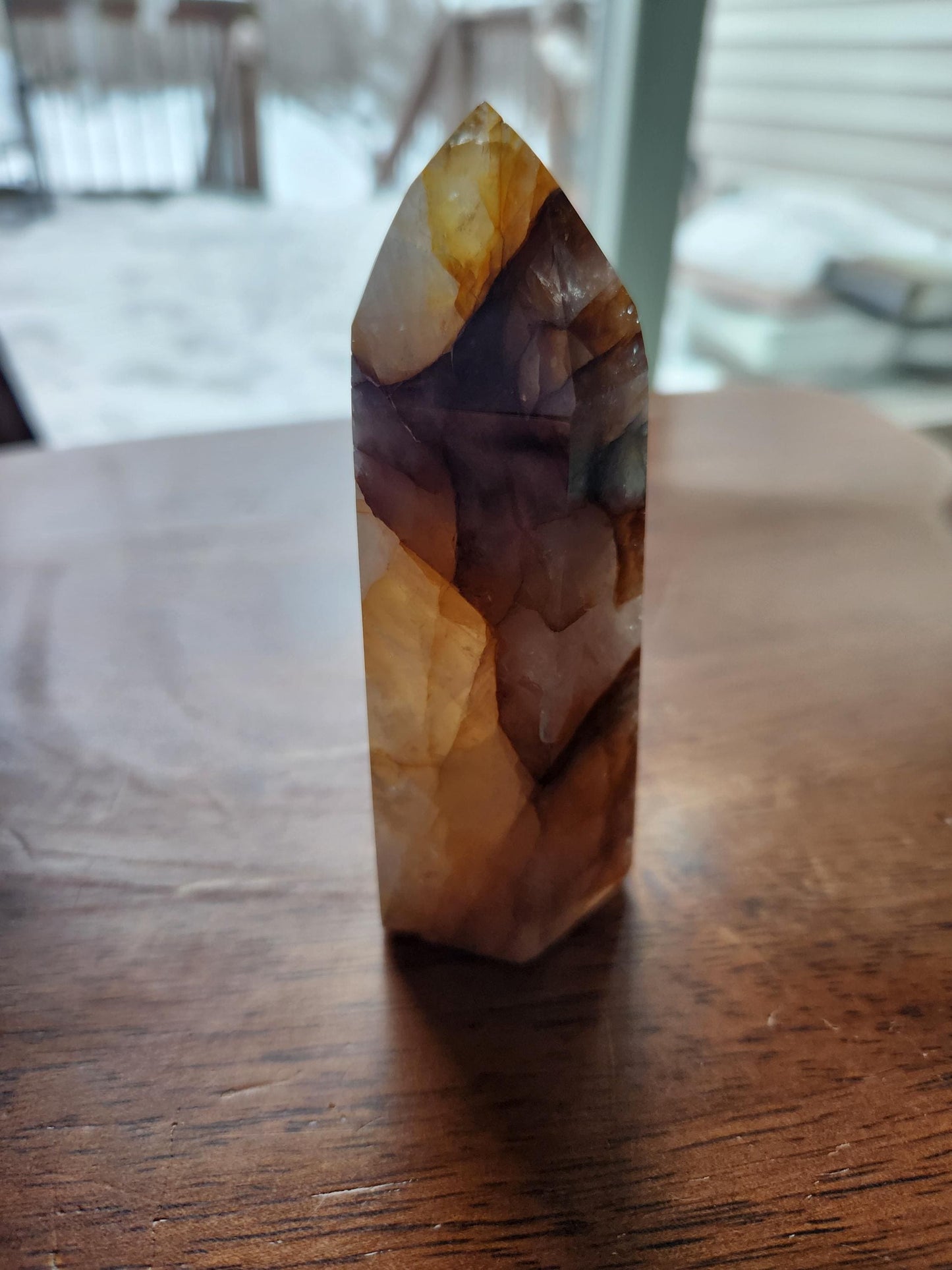 AAA Golden Healer Crystal Tower Point - Brazil Origin
