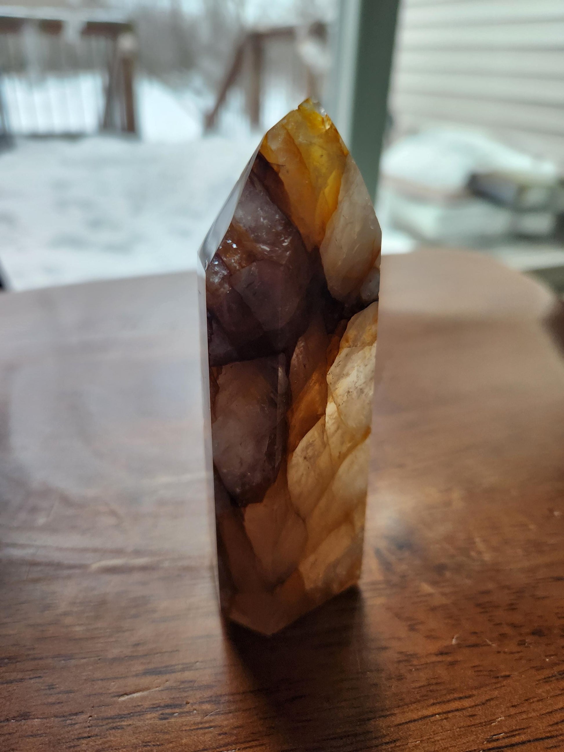 AAA Golden Healer Crystal Tower Point - Brazil Origin