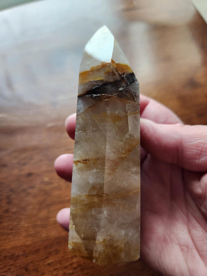 AAA Golden Healer Crystal Tower Point - Brazil Origin