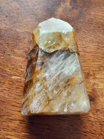 AAA Golden Healer Crystal Tower Point - Brazil Origin