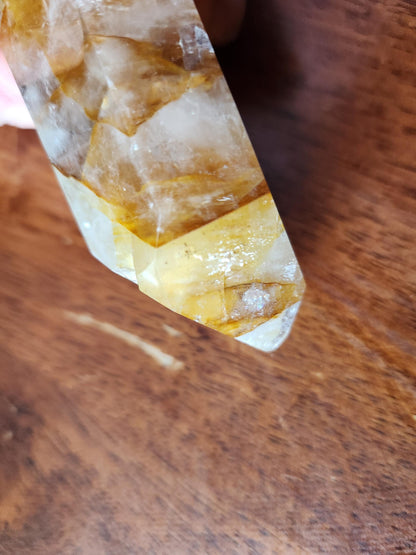 AAA Golden Healer Crystal Tower Point - Brazil Origin