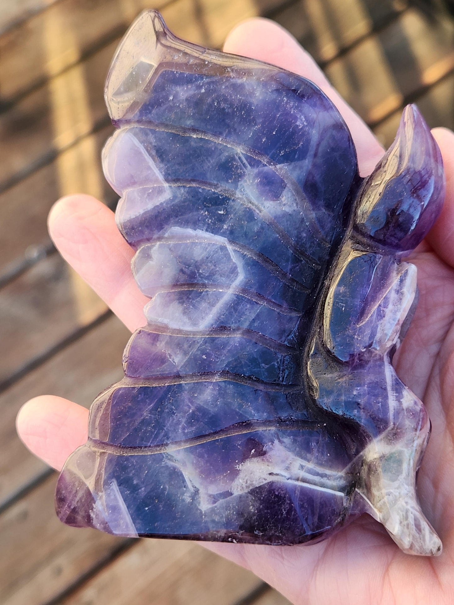 AAA Dream Amethyst Crystal Angel or Fairy - Unique Carved Stone