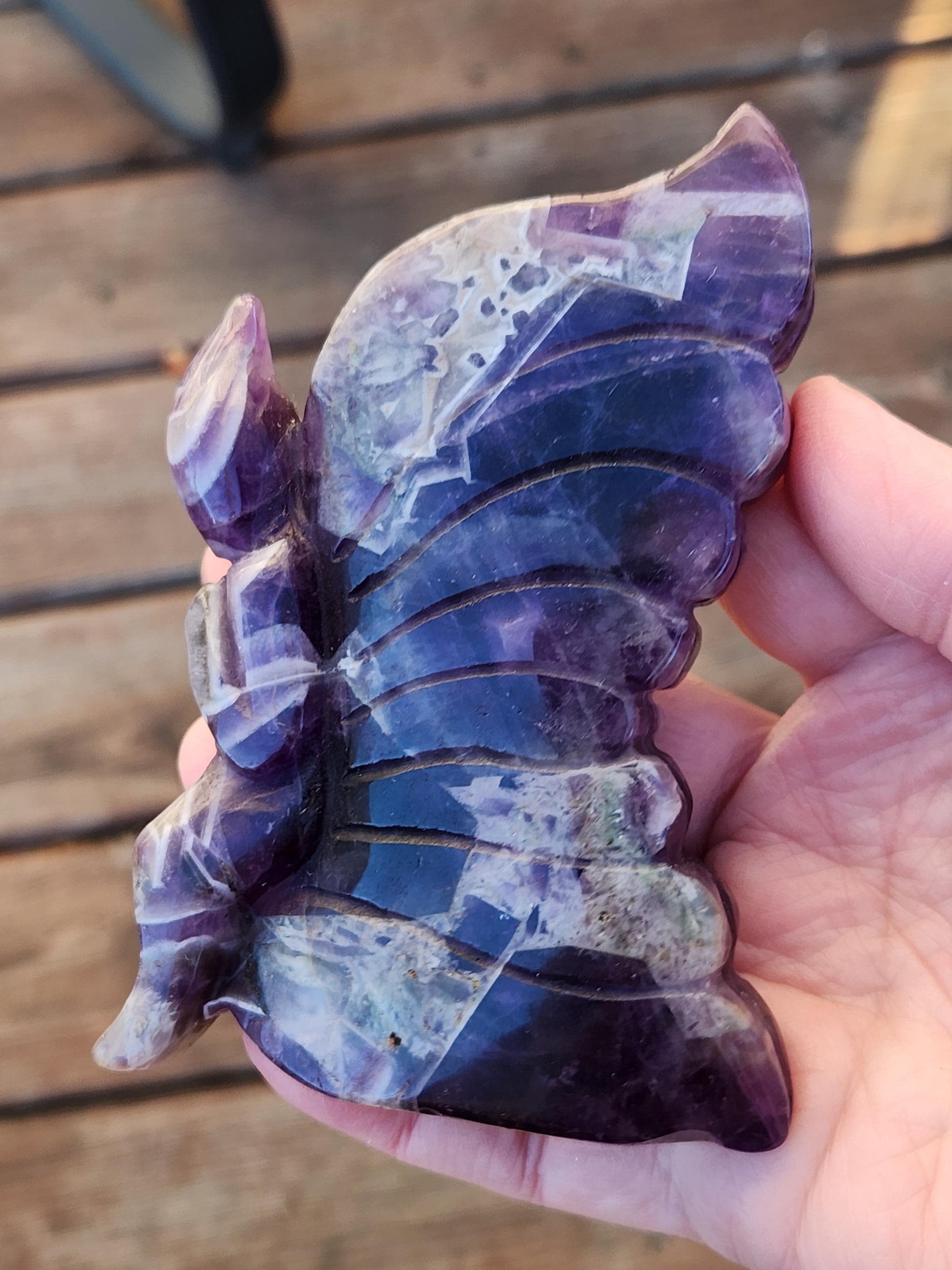 AAA Dream Amethyst Crystal Angel or Fairy - Unique Carved Stone