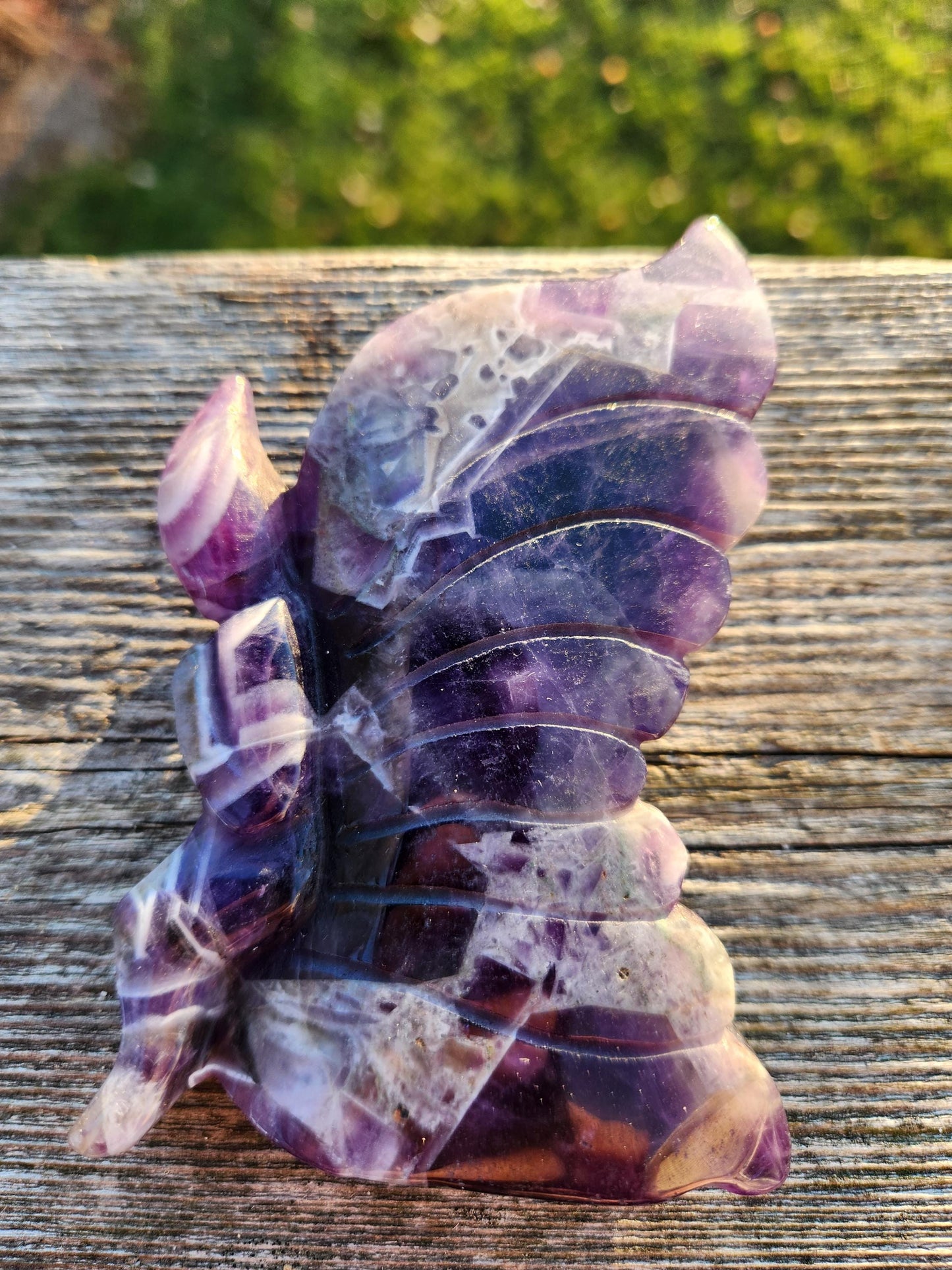 AAA Dream Amethyst Crystal Angel or Fairy - Unique Carved Stone