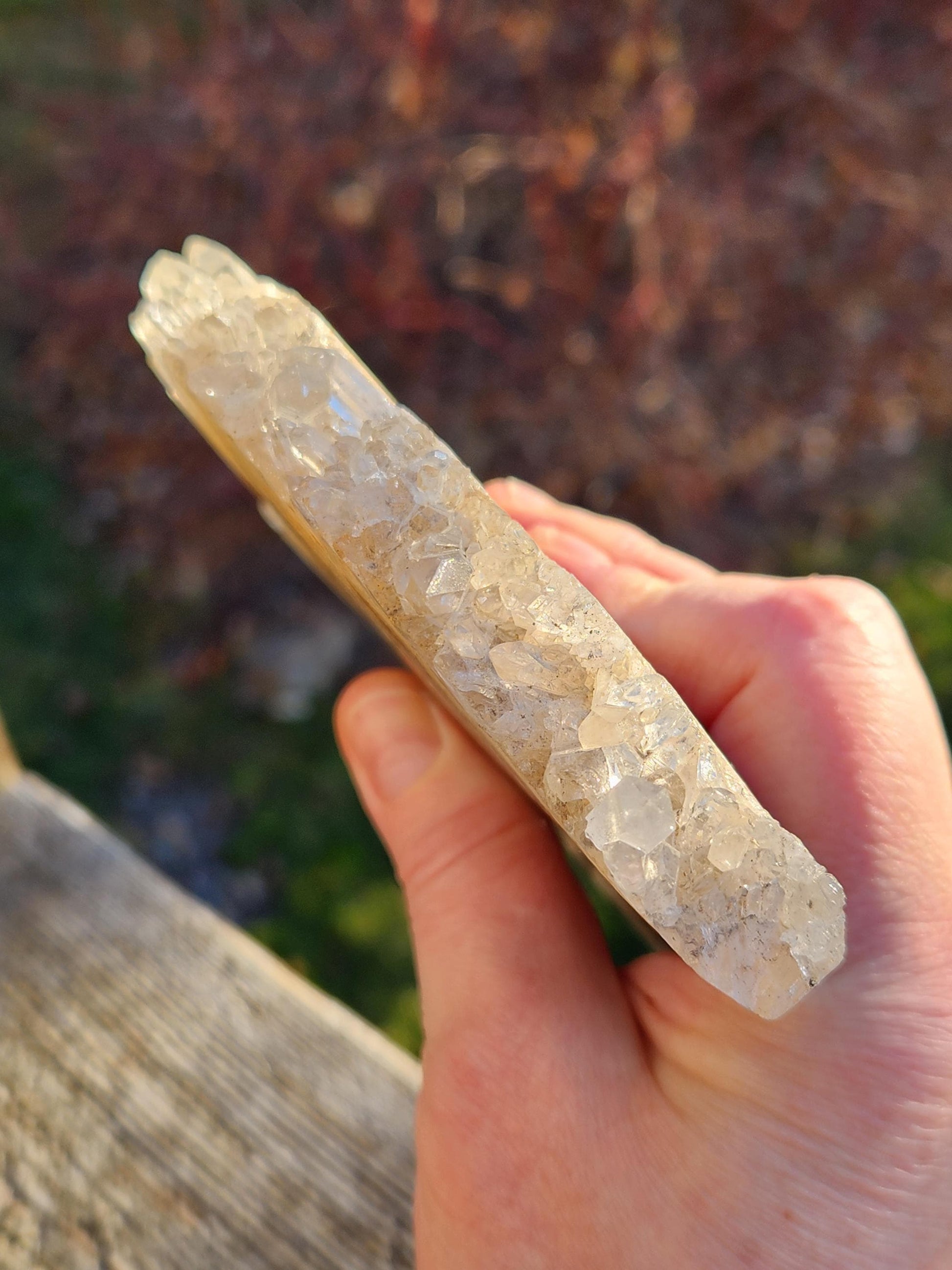 Super Unique Clear Quartz Points 0n Matrix Angel Or Fairy Carving Natural Stone Crystal