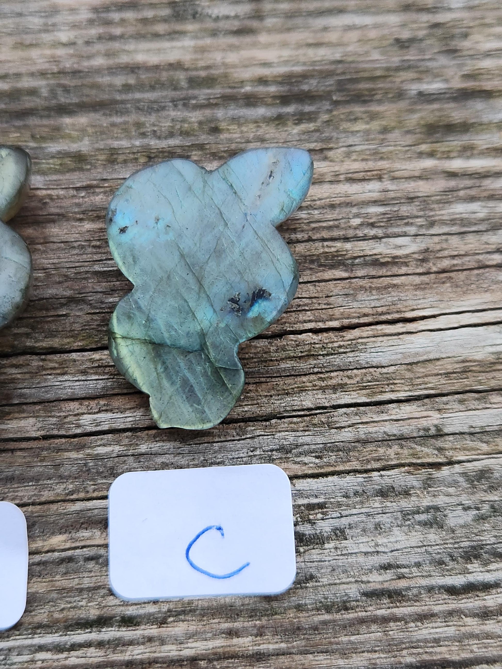 Carved Labradorite Snake: Crystal Carving, One
