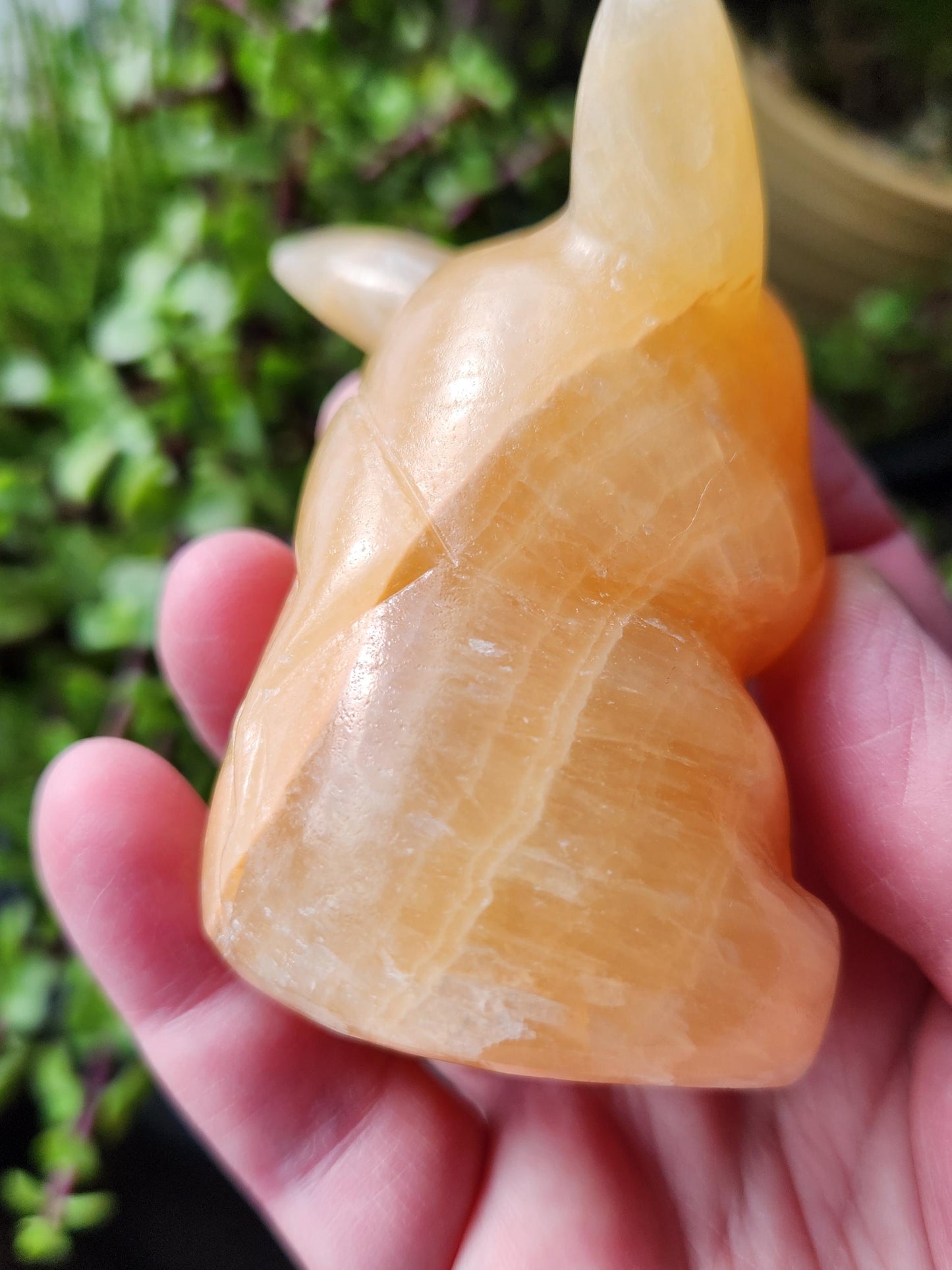 Super Medium Yellow Calcite Pikachu Natural Stone Crystal Pokemon