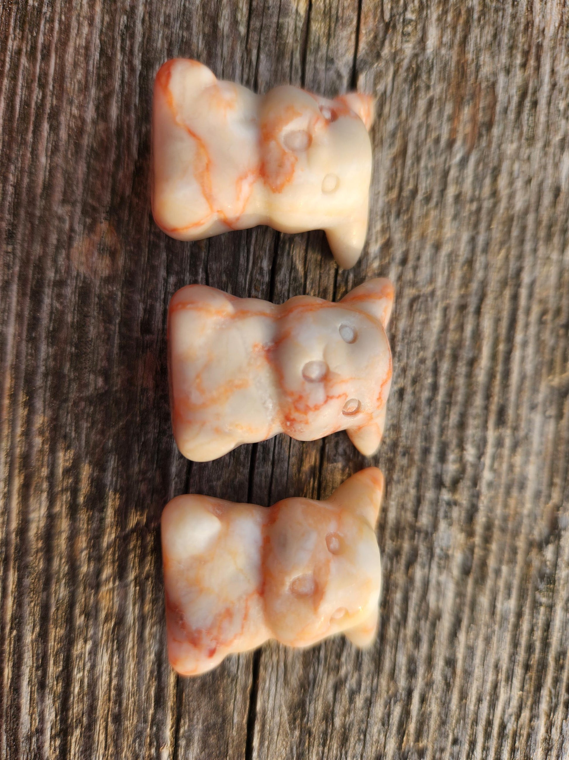 Mini Pokemon Pikachu: Pink Jasper, Opalite or Pink Opalite, One