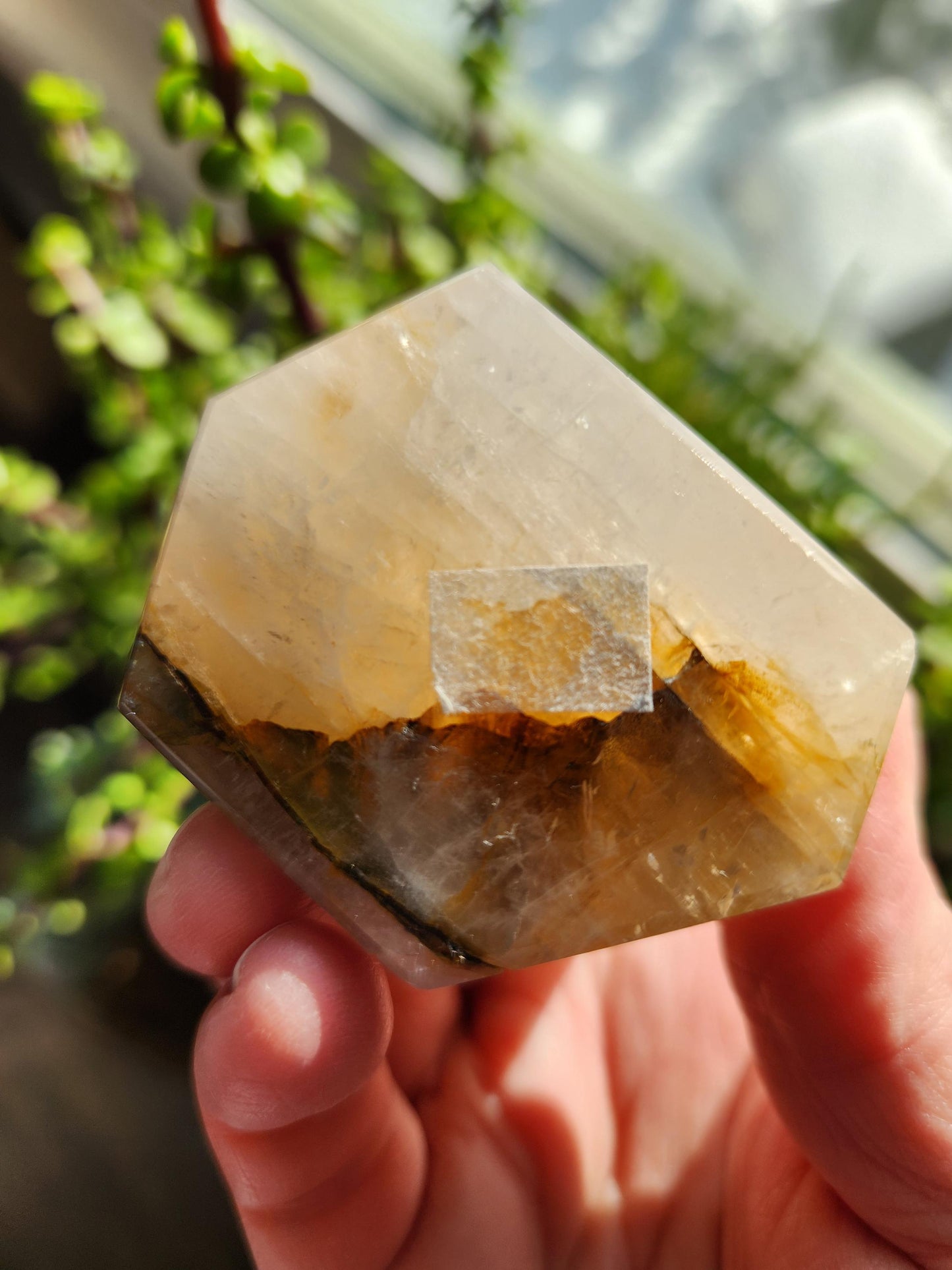 AAA Golden Healer Crystal Tower Point - Brazil Origin