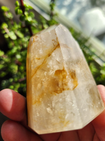 AAA Golden Healer Crystal Tower Point - Brazil Origin