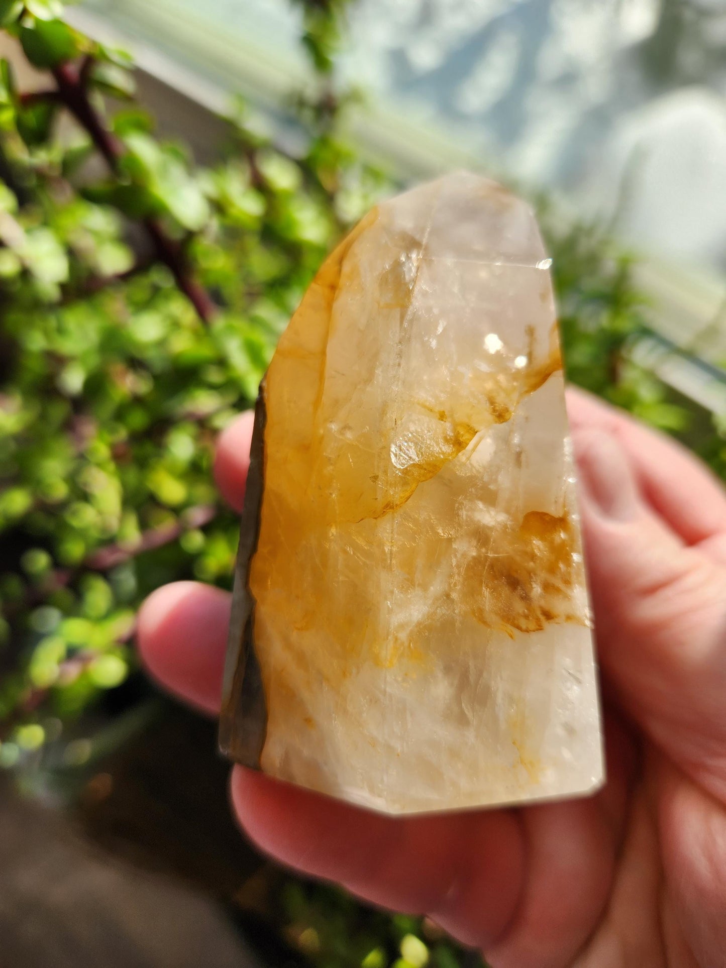 AAA Golden Healer Crystal Tower Point - Brazil Origin