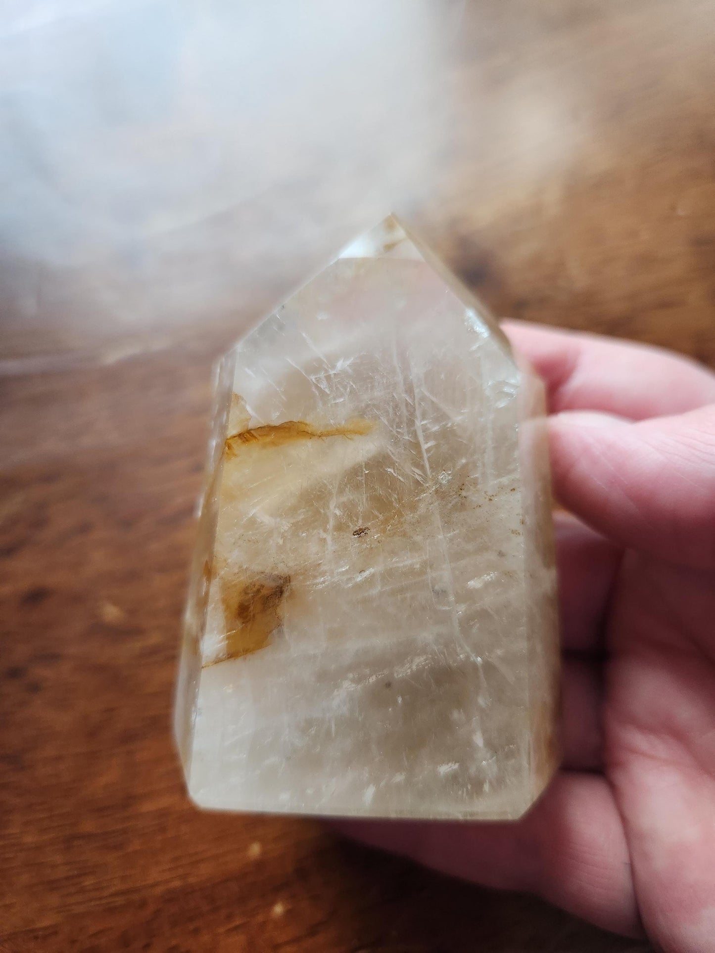 AAA Golden Healer Crystal Tower Point - Brazil Origin