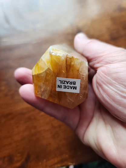 AAA Golden Healer Crystal Tower Point - Brazil Origin