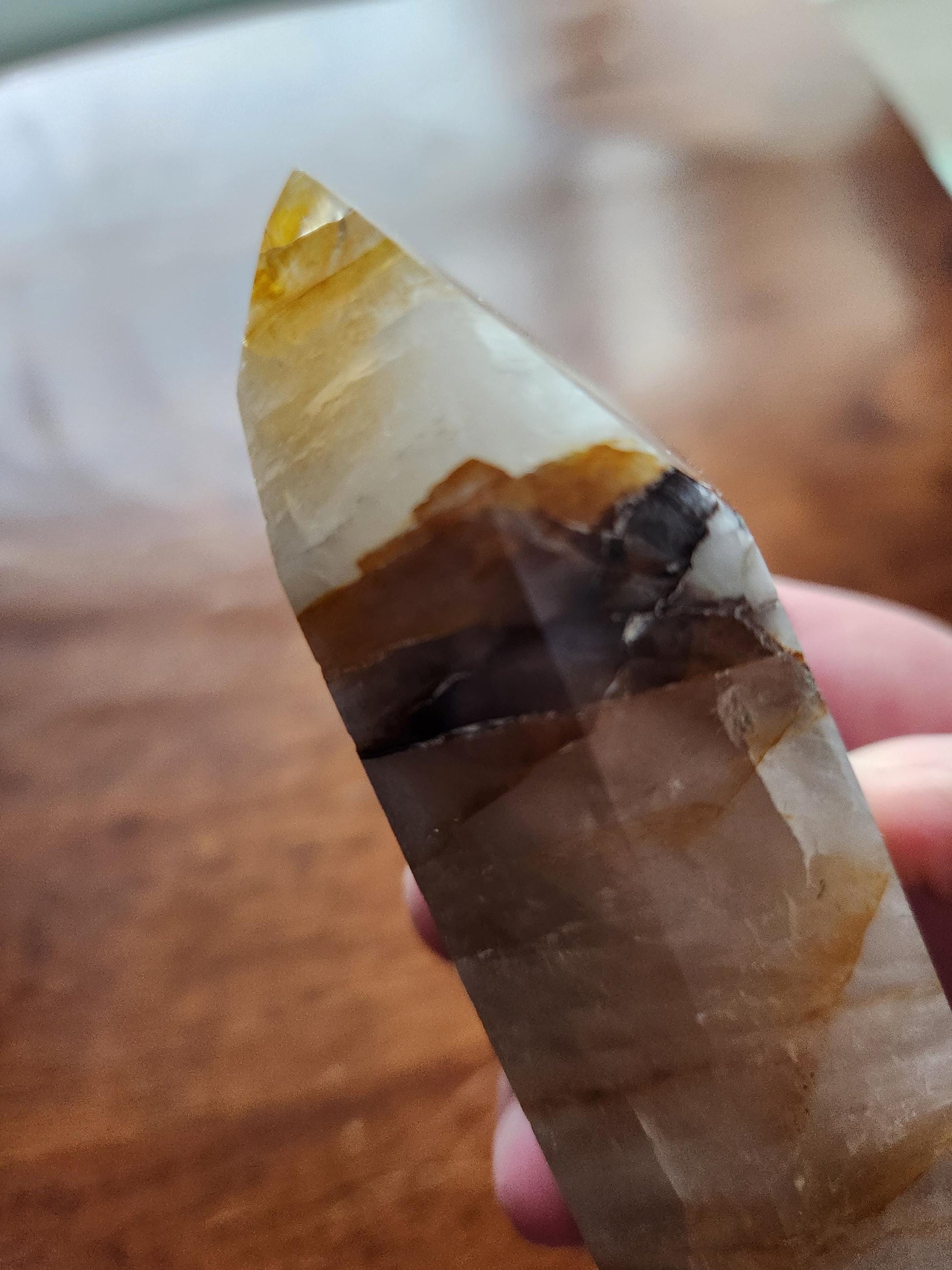 AAA Golden Healer Crystal Tower Point - Brazil Origin