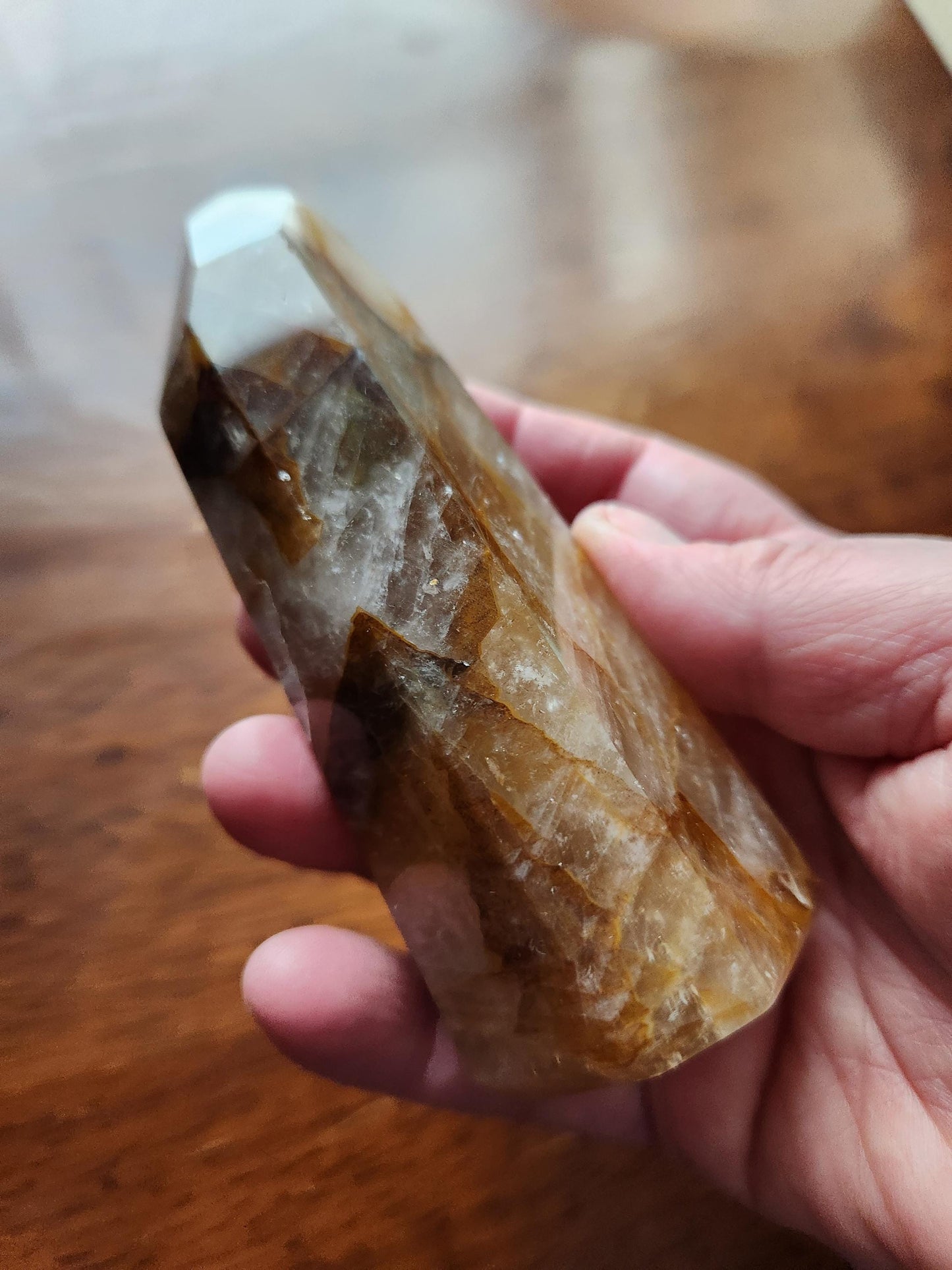 AAA Golden Healer Crystal Tower Point - Brazil Origin
