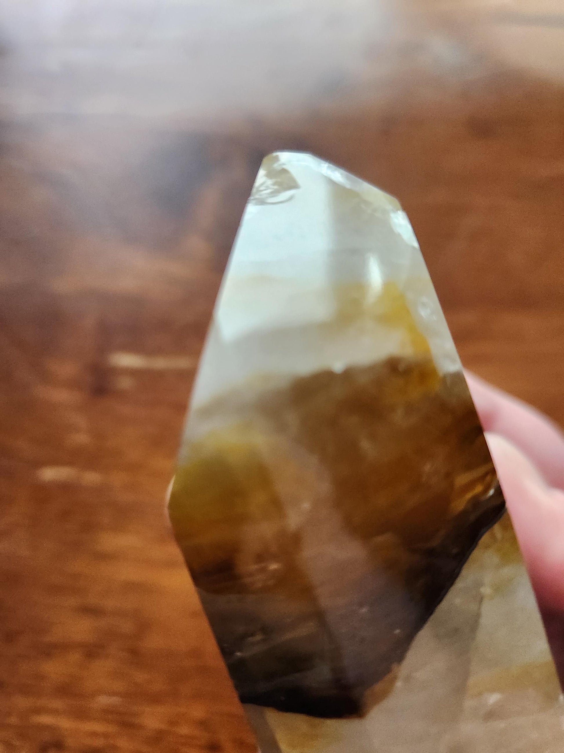 AAA Golden Healer Crystal Tower Point - Brazil Origin