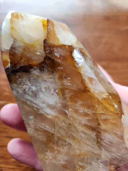 AAA Golden Healer Crystal Tower Point - Brazil Origin