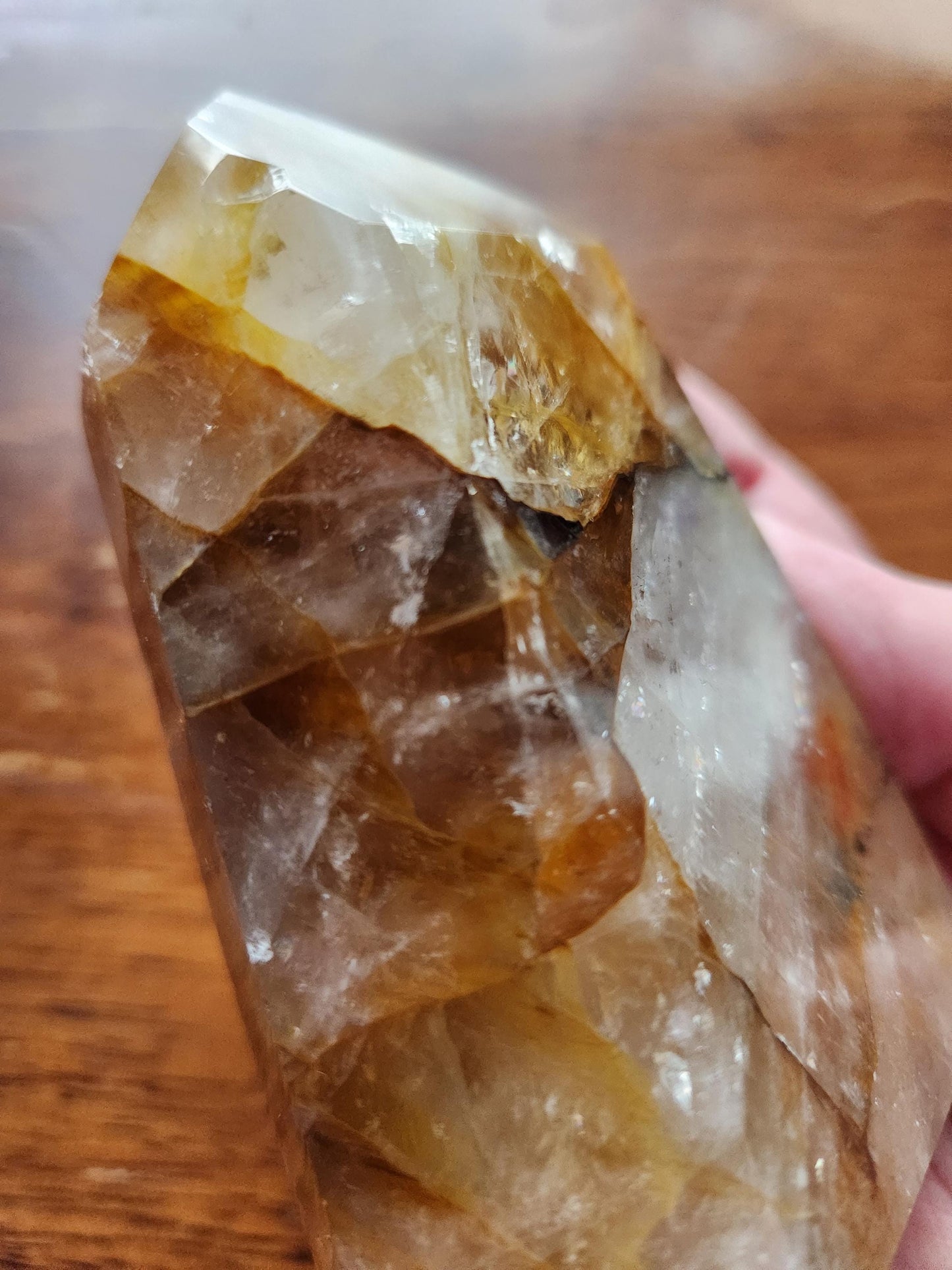 AAA Golden Healer Crystal Tower Point - Brazil Origin
