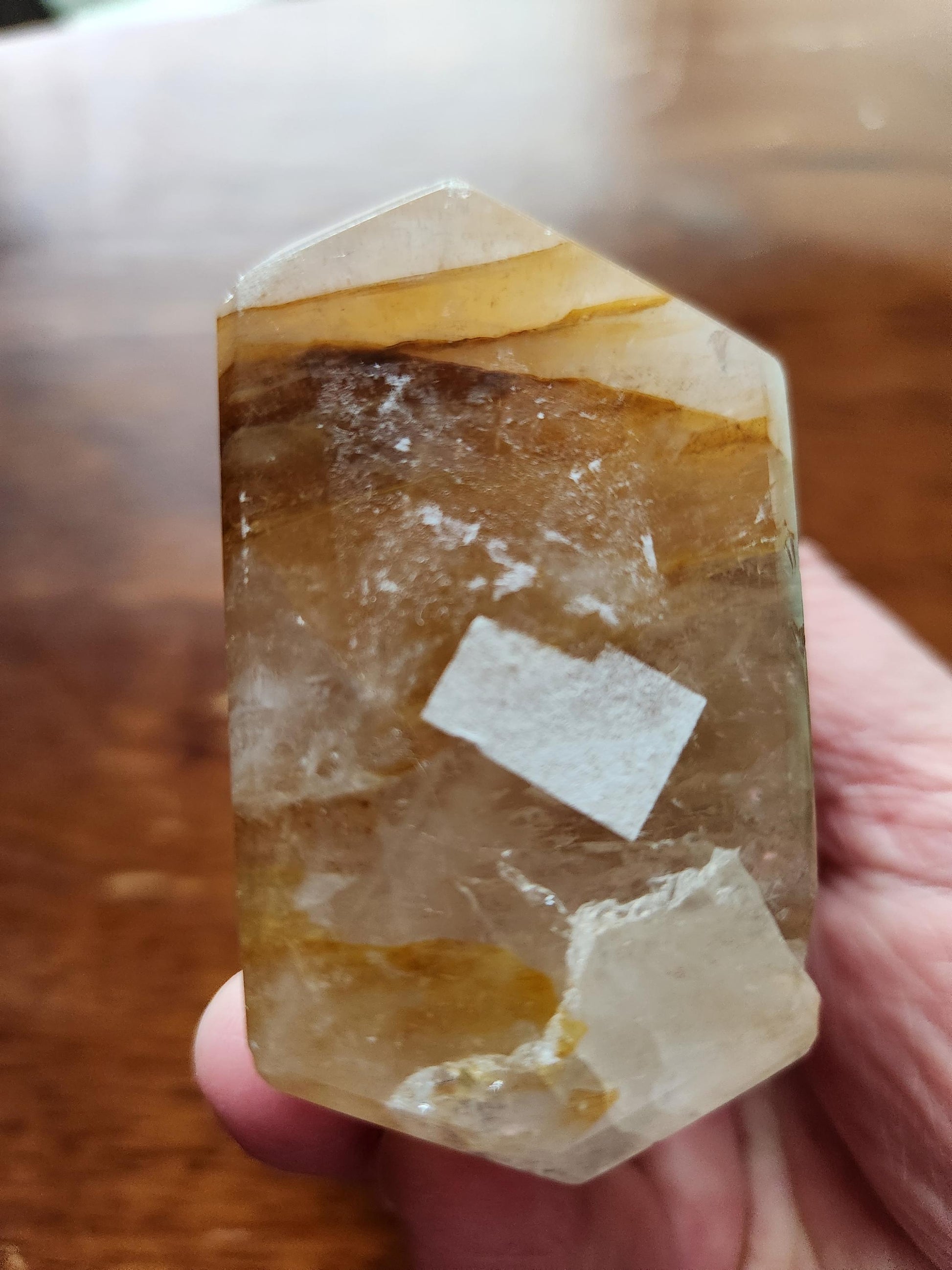 AAA Golden Healer Crystal Tower Point - Brazil Origin