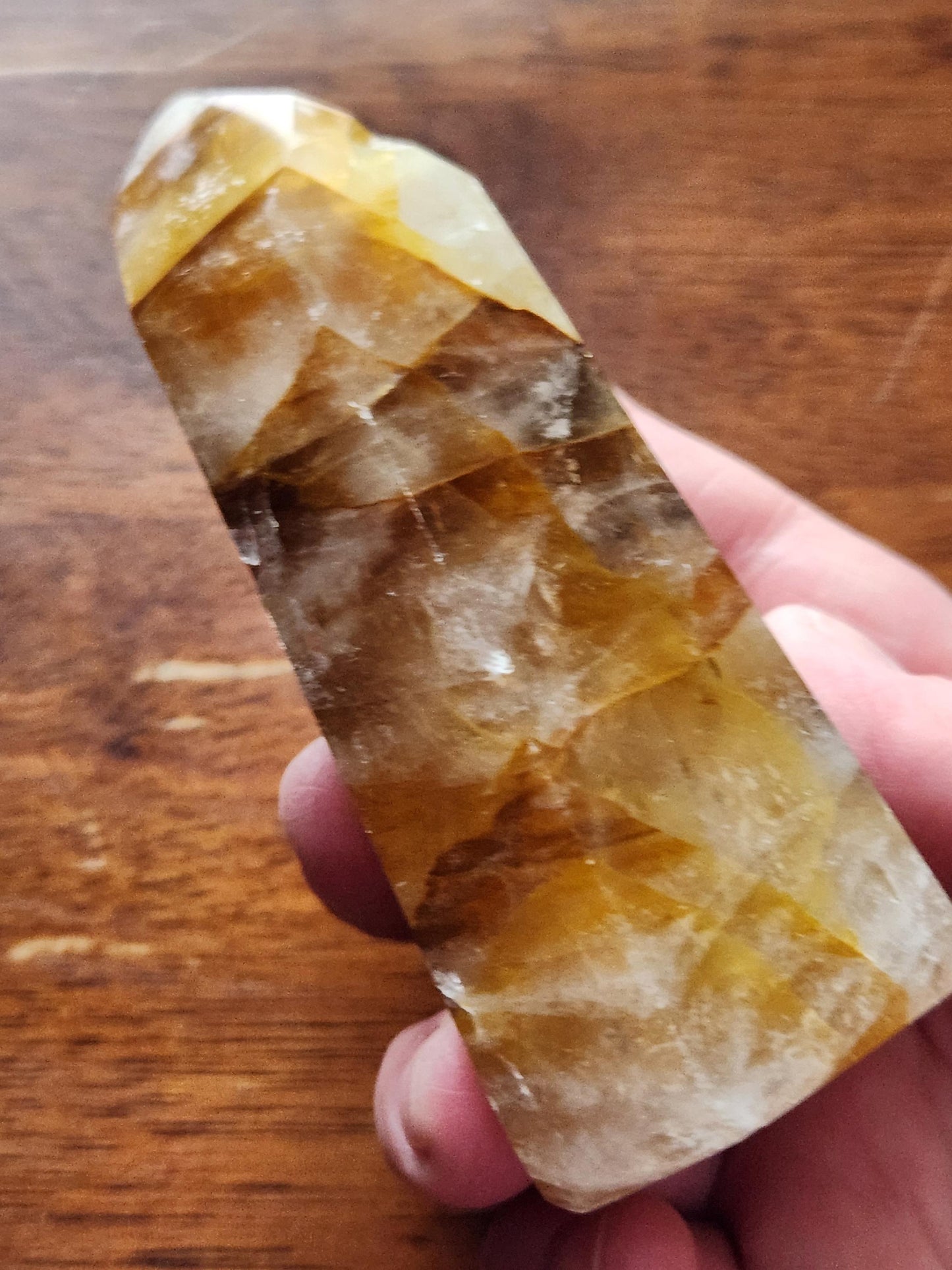 AAA Golden Healer Crystal Tower Point - Brazil Origin