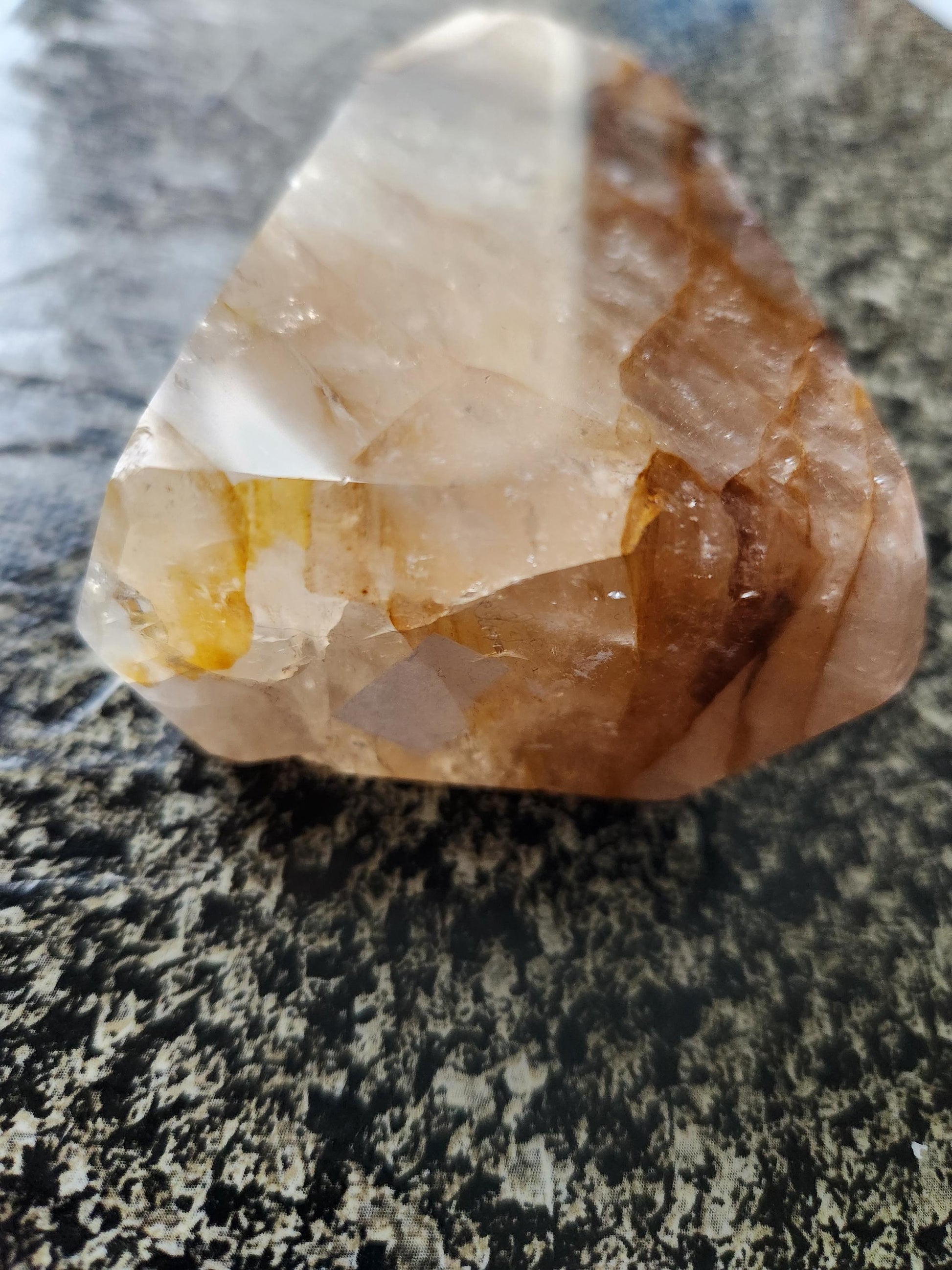 AAA Golden Healer Crystal Tower Point - Brazil Origin