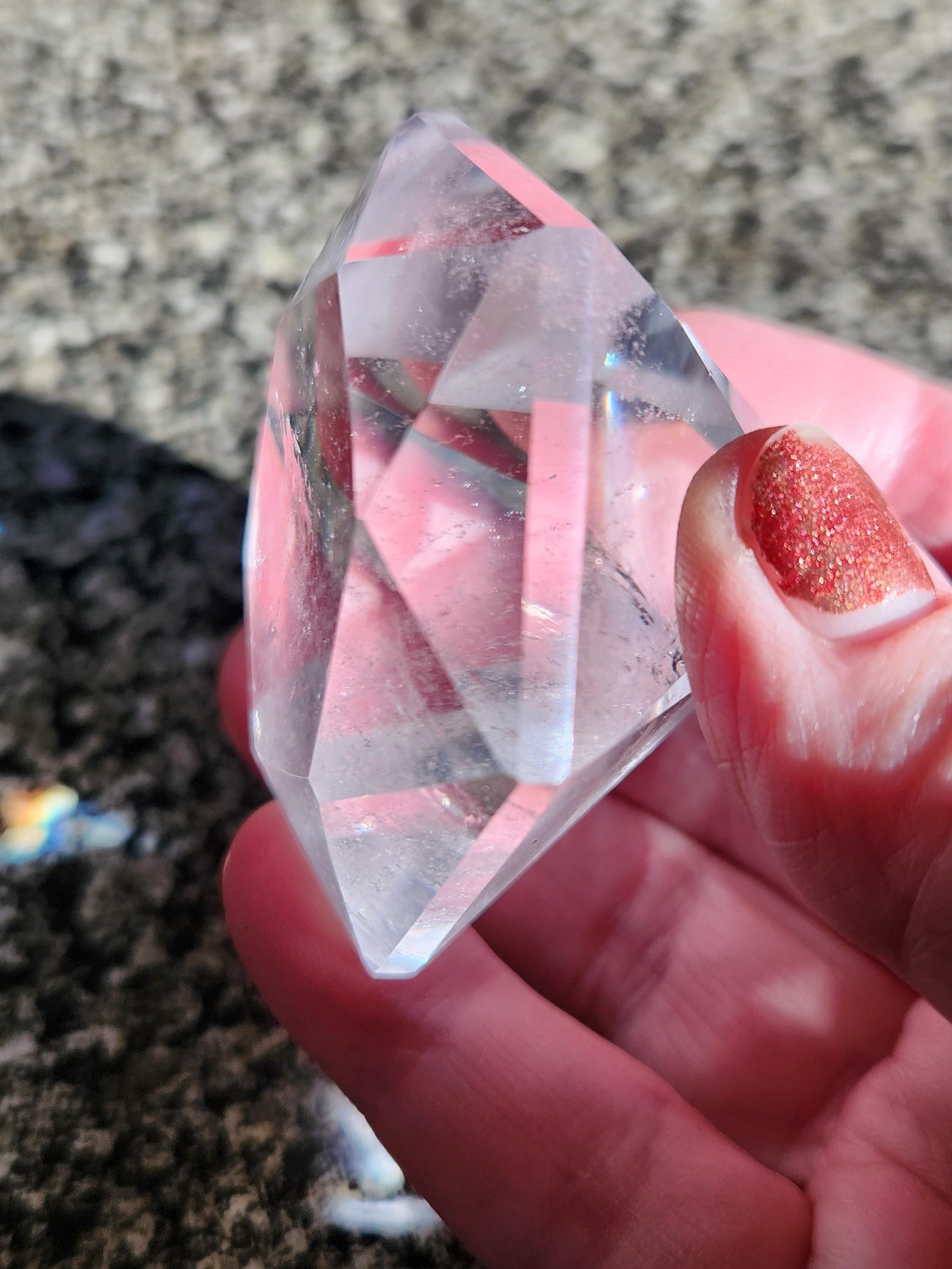 AAA Clear Quartz Crystal Diamond, Energy Work, Extractor